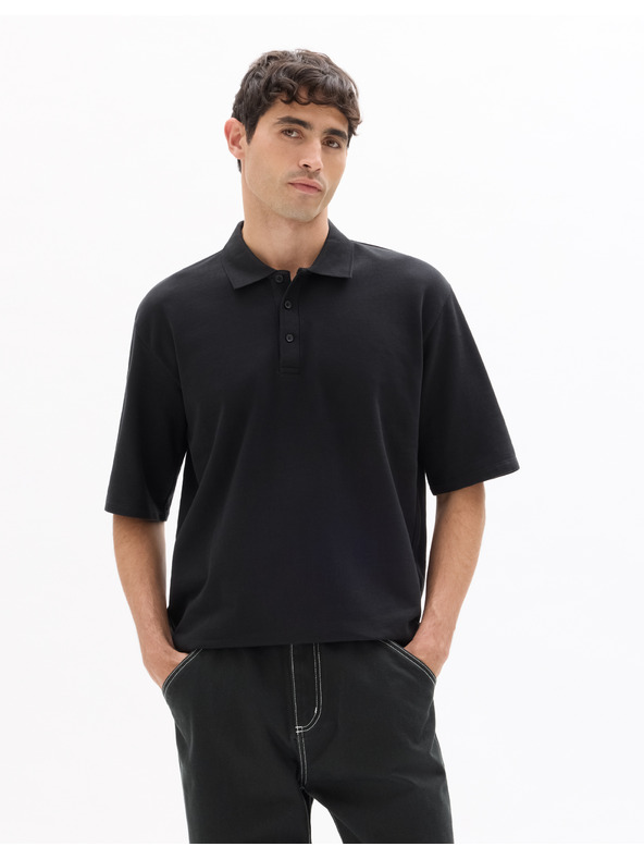 Celio Nemove oversize galléros póló