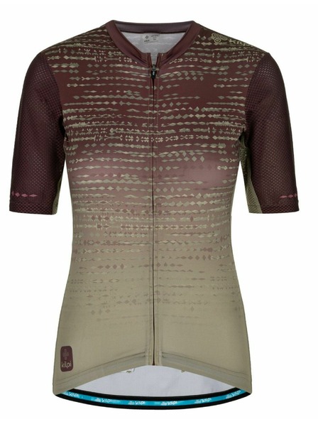 Kilpi Khaki és bor női Kilpi RITAEL-W kerékpáros mez