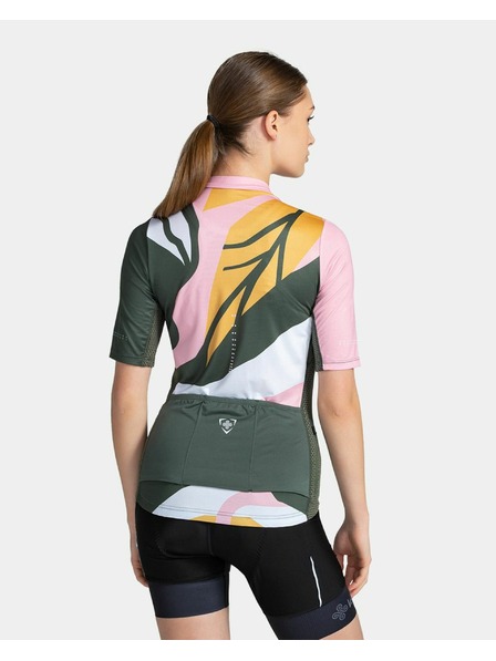 Kilpi Zöld és rózsaszín női cipzáras sportpóló Kilpi RITAEL
