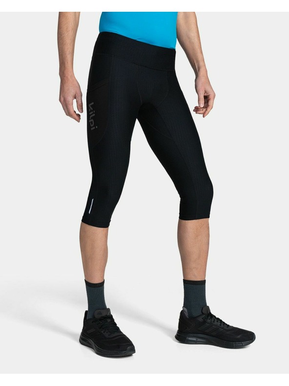 Kilpi Fekete férfi 3/4-es kompressziós leggings Kilpi TERRY-M