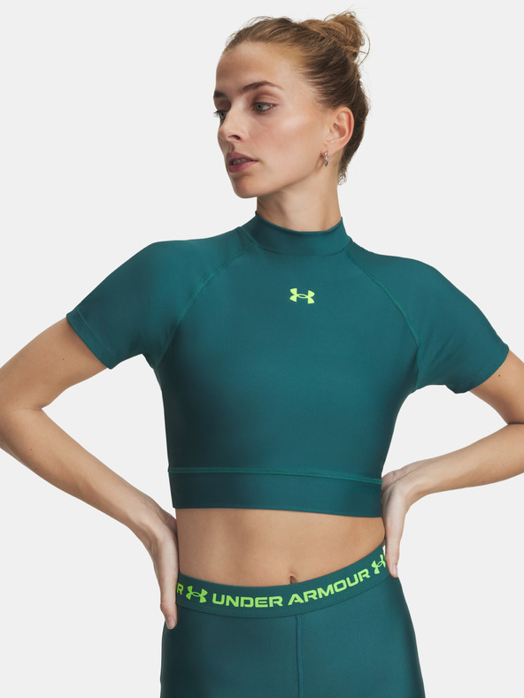 Under Armour Női póló Under Armour HeatGear Crop Mock SS