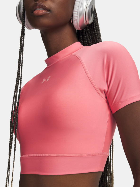 Under Armour Női póló Under Armour HeatGear Crop Mock SS