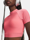 Under Armour Női póló Under Armour HeatGear Crop Mock SS