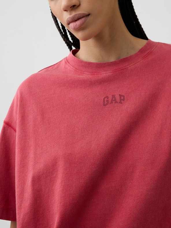 GAP Oversize póló VintageSoft logóval GAP