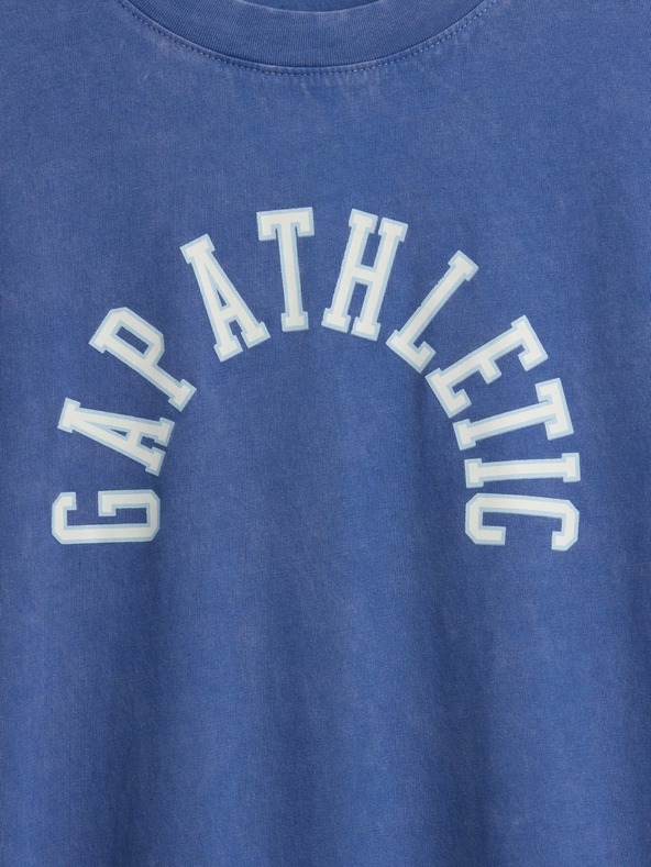 GAP Oversize póló Athletic VintageSoft logóval GAP