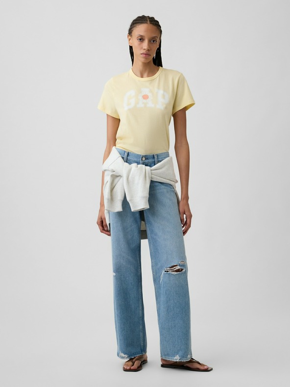 GAP GAP logó v-ss camo arch póló