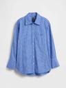 GAP Oversize popelin ing Big Shirt logóval GAP