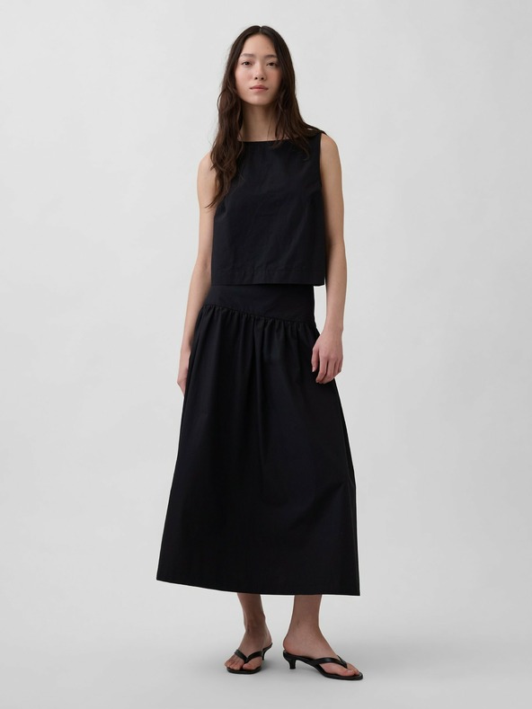 GAP Poplin maxi szoknya GAP