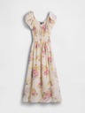 GAP Virágmintás voile maxi ruha GAP
