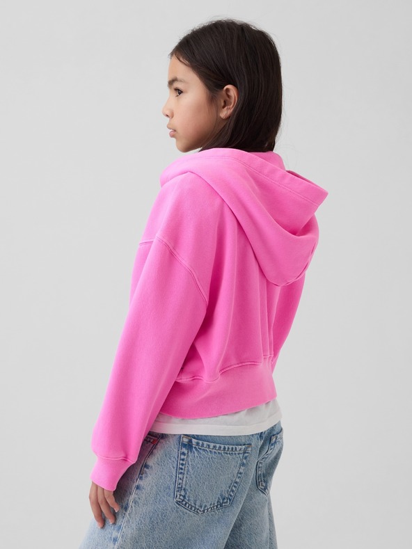 GAP Gyerek oversize pulóver VintageSoft logóval GAP