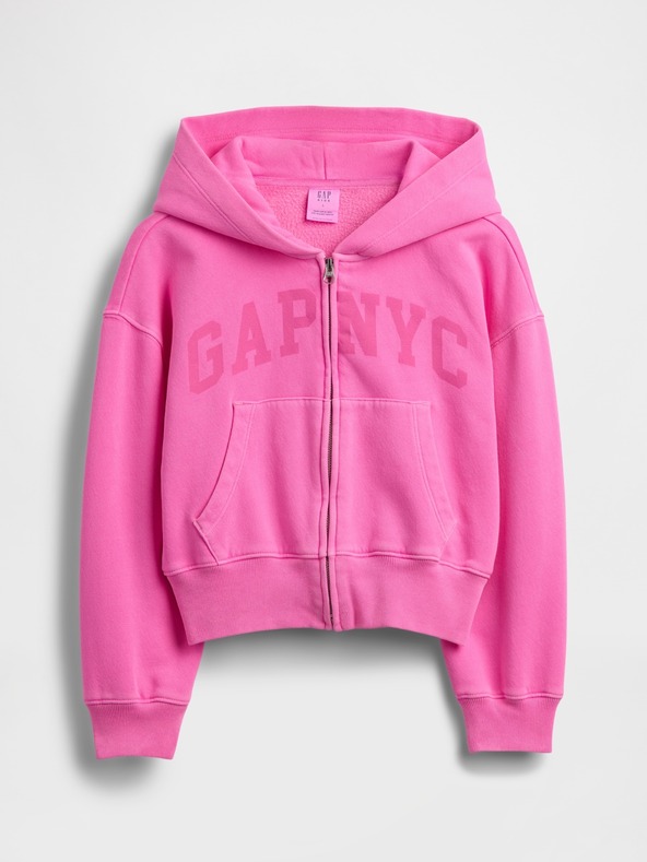 GAP Gyerek oversize pulóver VintageSoft logóval GAP