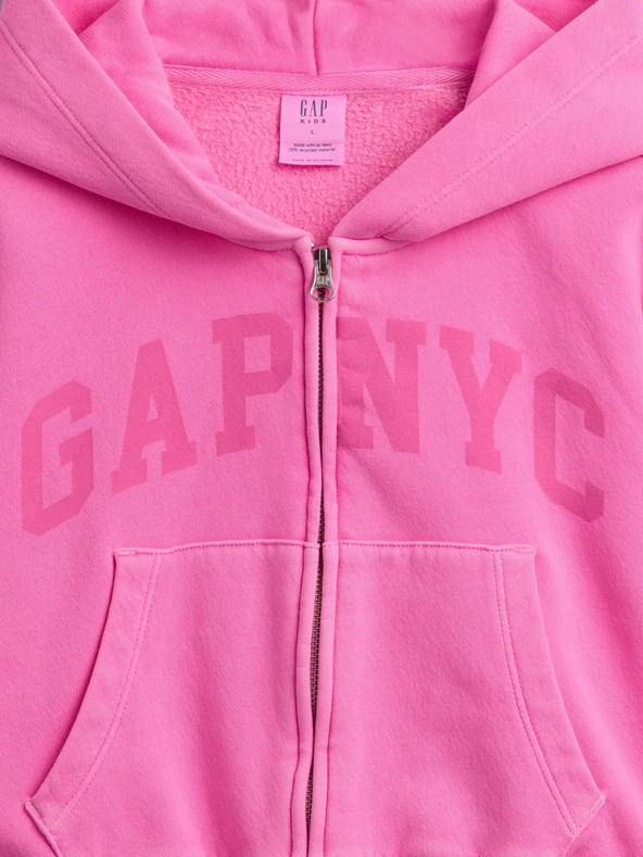 GAP Gyerek oversize pulóver VintageSoft logóval GAP