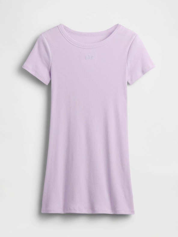 GAP Gyerek bordázott ruha logóval GAP