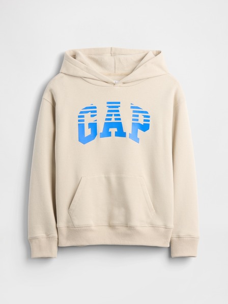 GAP Gyerek pulóver logóval és fleece béléssel GAP