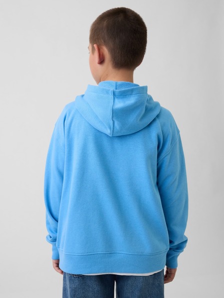 GAP Gyerek pulóver logóval és fleece béléssel GAP
