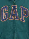 GAP Gyerek pulóver logóval és fleece béléssel GAP