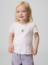GAP Baby bordázott póló logóval GAP