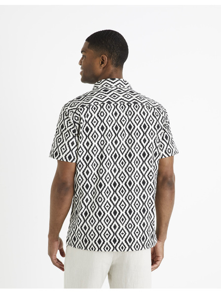 Celio Fekete-fehér férfi mintás ing Celio Daprinta