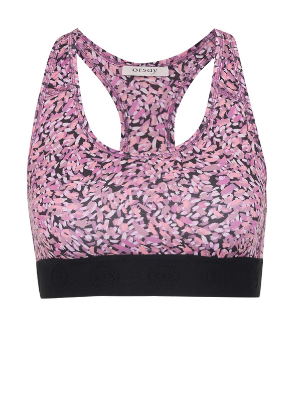 Orsay ORSAY világos lila női mintás sportmelltartó