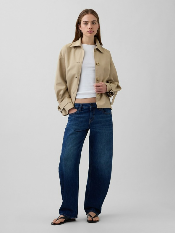 GAP Oversize cropped trenchcoat GAP