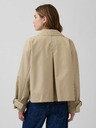GAP Oversize cropped trenchcoat GAP