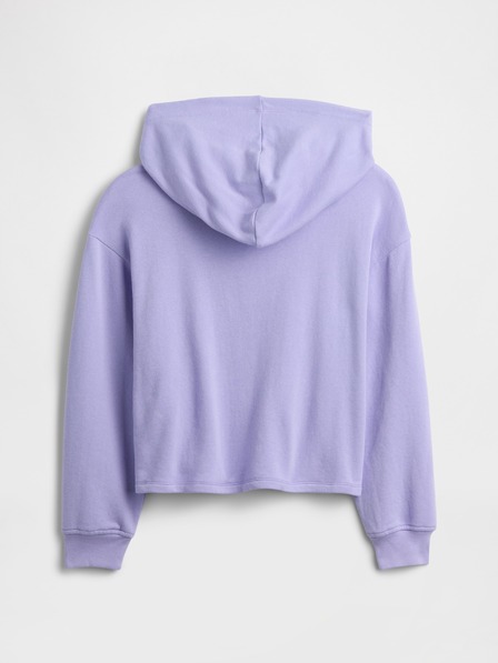 GAP Gyerek pulóver logóval és fleece béléssel GAP