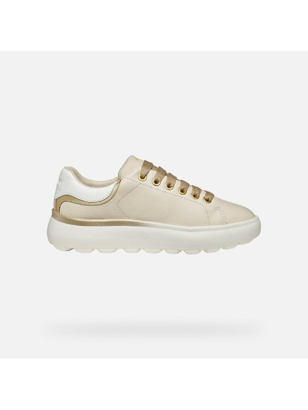 Geox Krém Geox Spherica EC4.1 női tornacipő krémszínű