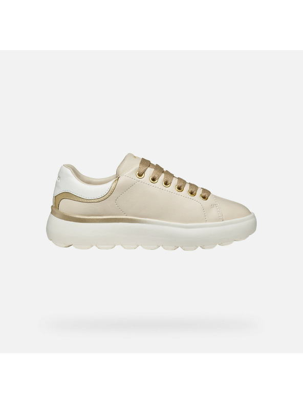 Geox Krém Geox Spherica EC4.1 női tornacipő krémszínű