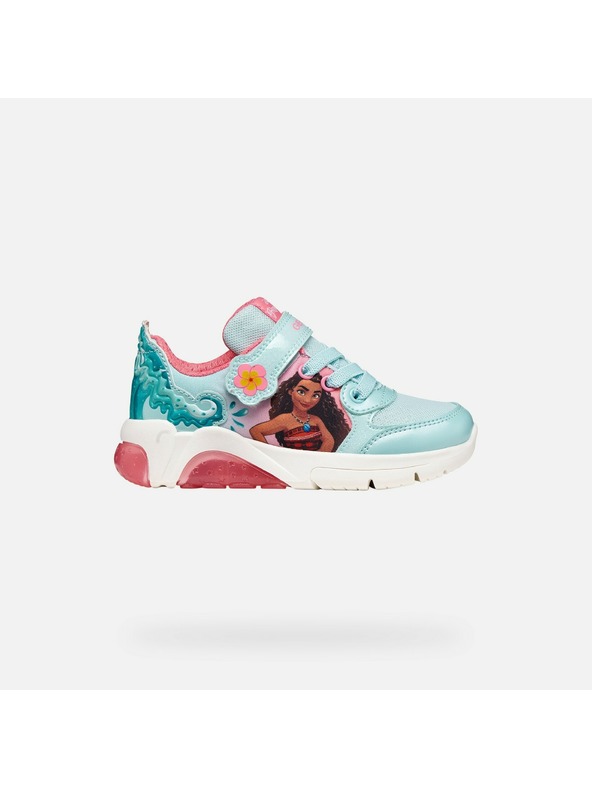 Geox Türkiz Geox Fadinlight világító lány edzőcipő
