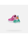 Geox Rózsaszín Geox Activart Illuminus világító lány edzőcipő