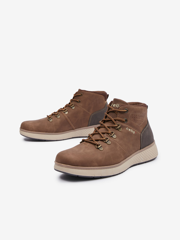 Celio Barna férfi téli bokacsizma Celio
