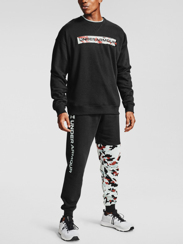 Under Armour Férfi felső Under Armour Rival Fleece Camo WM Crew