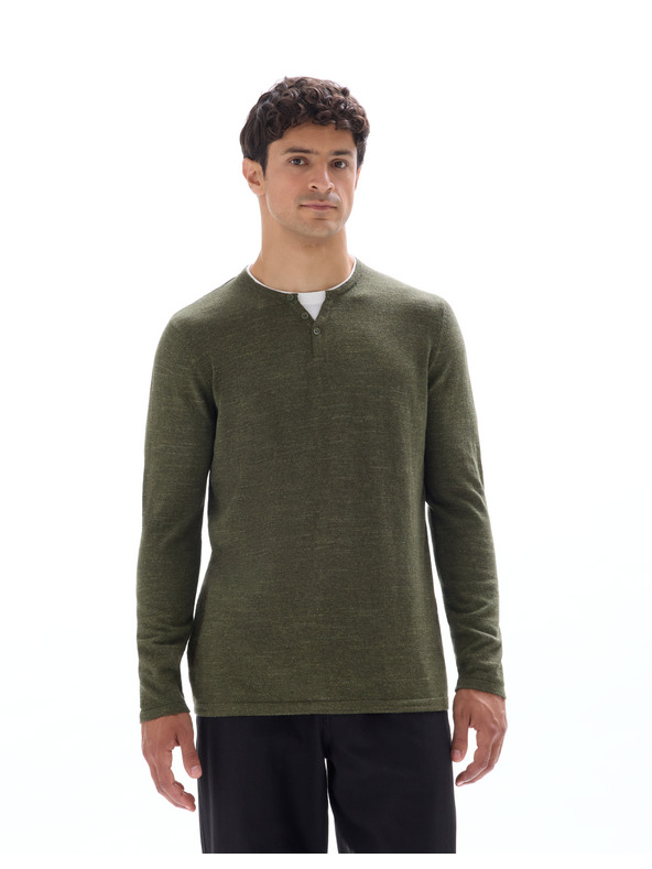 Celio Gelano henley pulóver