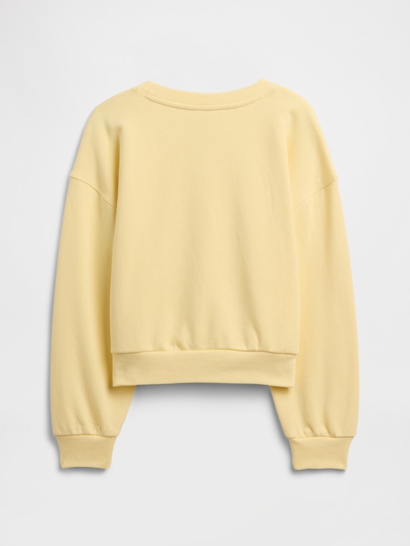 GAP Gyerek oversize pulóver logóval GAP