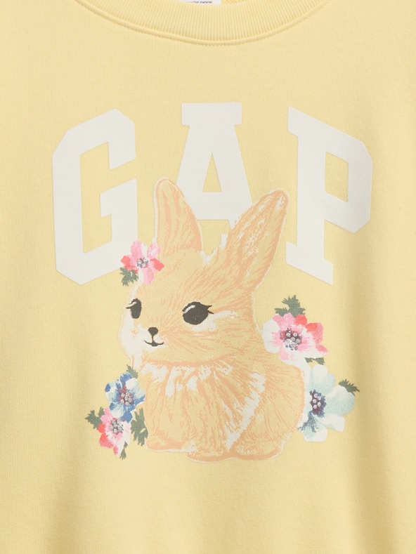 GAP Gyerek oversize pulóver logóval GAP