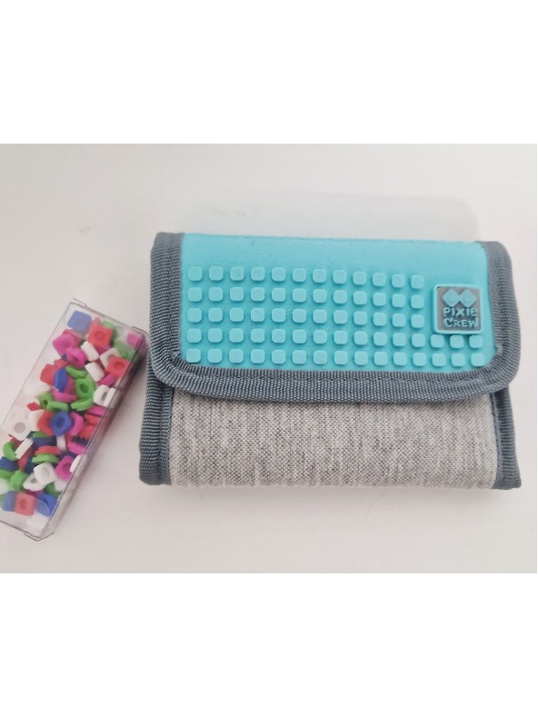 PIXIE CREW PIXIE CREW kreatív szürke/türkiz pénztárca