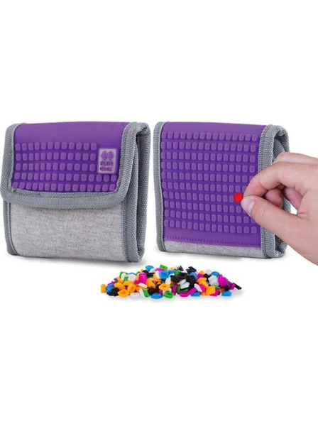 PIXIE CREW PIXIE CREW kreatív szürke/lila pénztárca