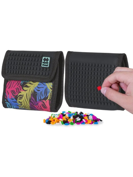 PIXIE CREW PIXIE CREW kreatív színes tollas pénztárca