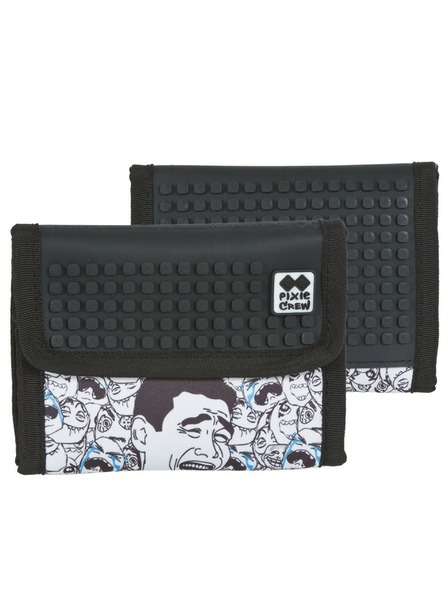 PIXIE CREW PIXIE CREW kreatív Yaoming fekete pénztárca