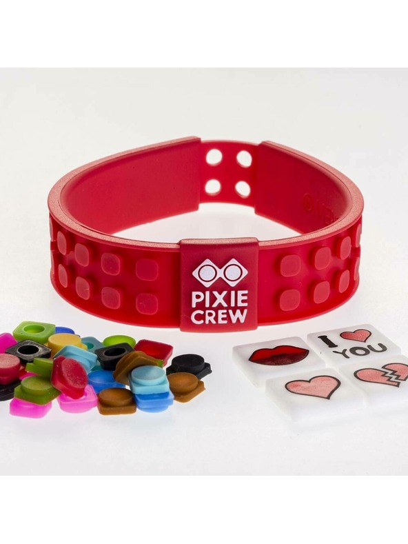 PIXIE CREW PIXIE CREW romantikus pixel szerelmes karkötő piros