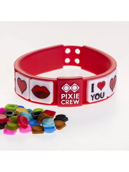PIXIE CREW PIXIE CREW romantikus pixel szerelmes karkötő piros
