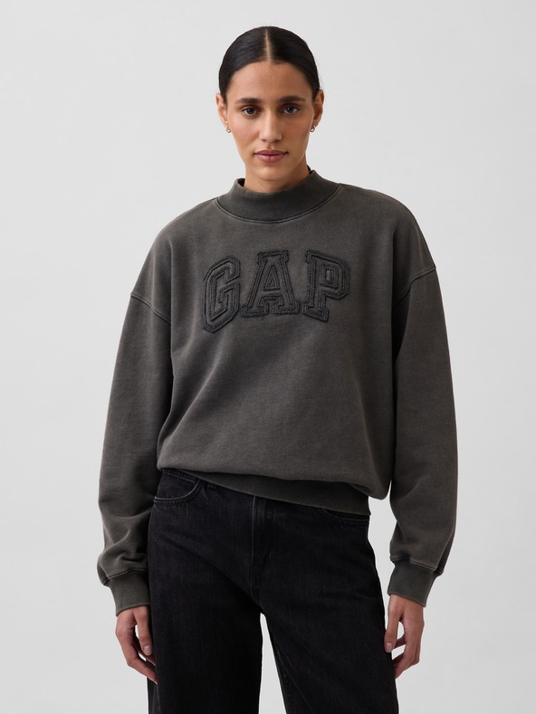 GAP Oversize logós Heavyweight pulóver GAP