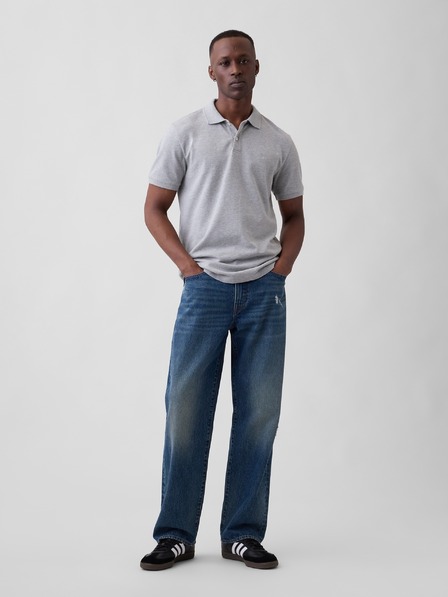 GAP Mintás pique polo póló GAP