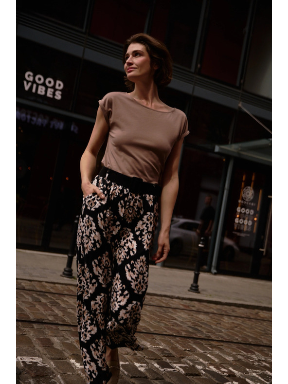 Moodo Világosbarna top Moodo