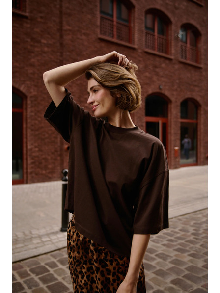 Moodo Barna bő top Moodo