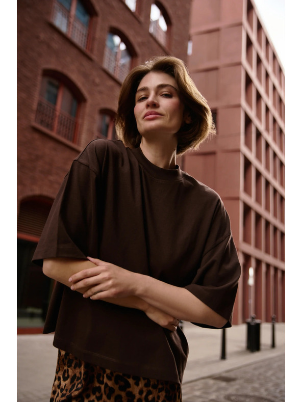 Moodo Barna bő top Moodo