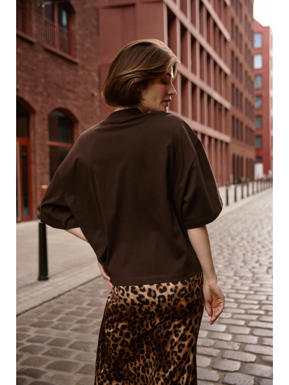 Moodo Barna bő top Moodo