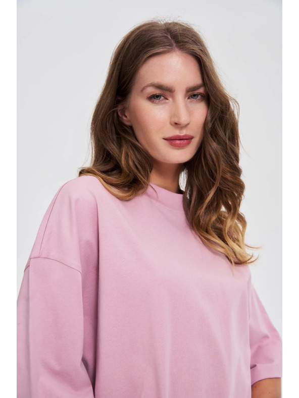 Moodo Rózsaszínű bő top Moodo