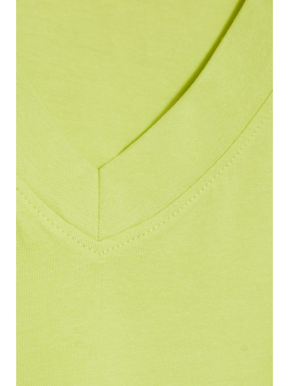 Moodo Sárga top V-nyakkivágással Moodo