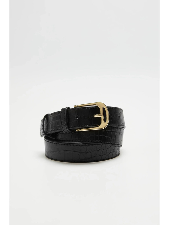 Moodo Fekete állatmintás öv Moodo